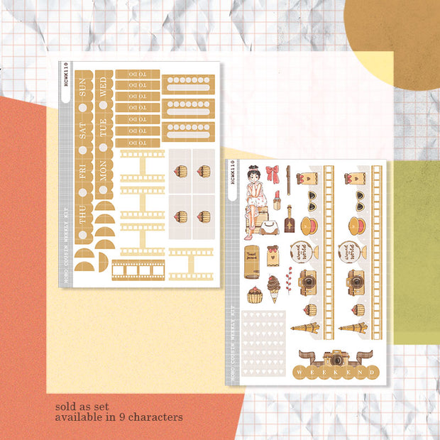 Fancy | Wanderlust | Hobonichi Cousin Weekly Kit - hcwk110