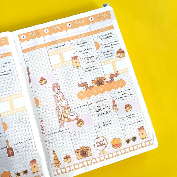 Fancy | Wanderlust | Hobonichi Cousin Weekly Kit - hcwk110