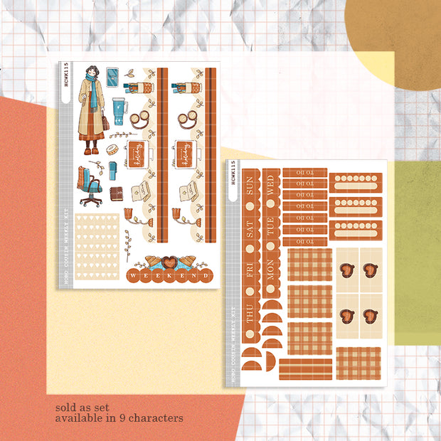 Work | Winter Solstice | Hobonichi Cousin Weekly Kit - hcwk115