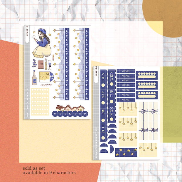 Champagne | Winter Solstice | Hobonichi Cousin Weekly Kit - hcwk116
