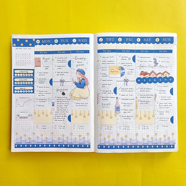 Champagne | Winter Solstice | Hobonichi Cousin Weekly Kit - hcwk116