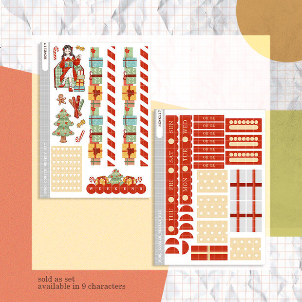 Merry | Winter Solstice | Hobonichi Cousin Weekly Kit - hcwk117