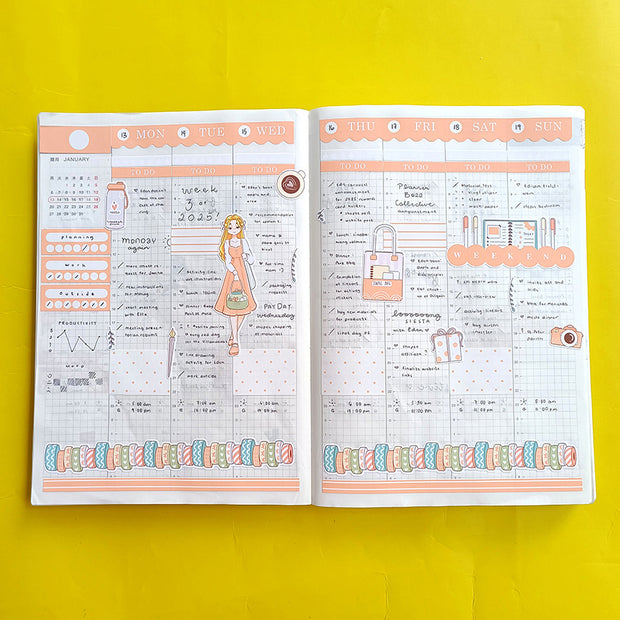 Meet Up | Planner Girl | Hobonichi Cousin Weekly Kit - hcwk121