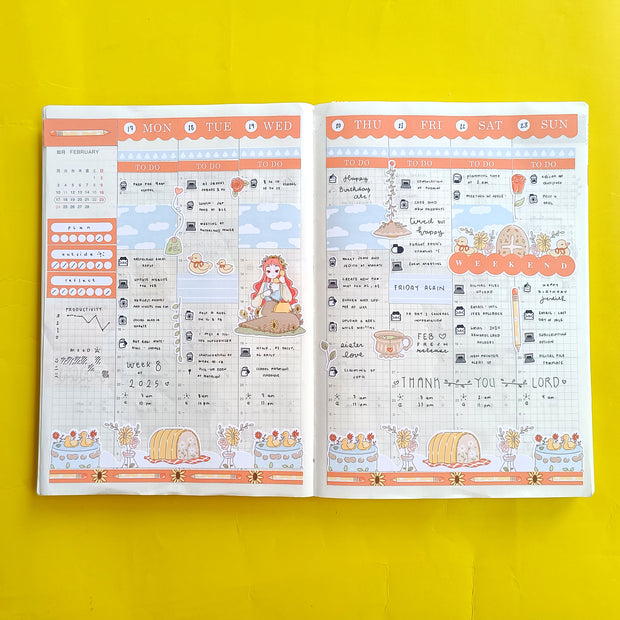 Thrive | Reclaiming My Radiance | Hobonichi Cousin Weekly Kit - hcwk127
