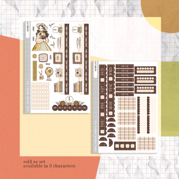 Ethel | Victorian Muses | Hobonichi Cousin Weekly Kit - hcwk133