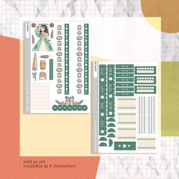 Clara | Victorian Muses | Hobonichi Cousin Weekly Kit - hcwk136