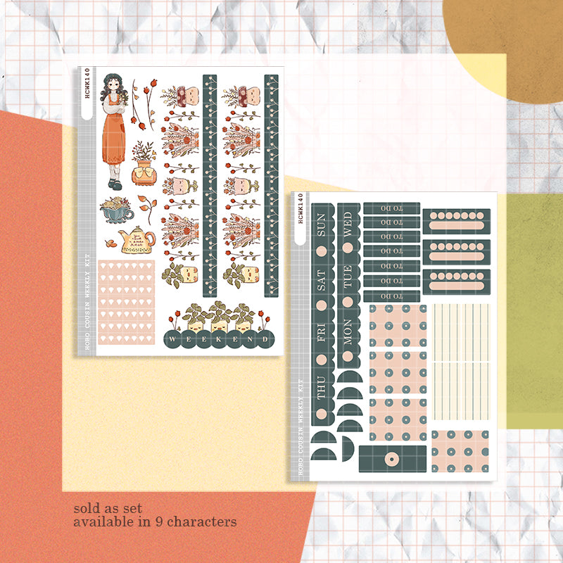Gardener | Cozy Harvest | Hobonichi Cousin Weekly Kit - hcwk140