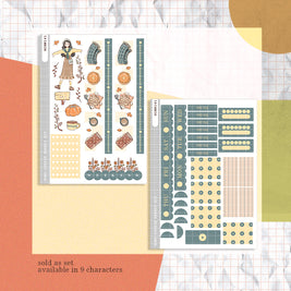 Blissful | Cozy Harvest | Hobonichi Cousin Weekly Kit - hcwk141