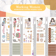 Tireless | Working Women | Hobonichi Cousin Weekly Kit - hcwk018