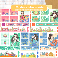 Zoophilist | The Modern Mermaids | Hobonichi Cousin Weekly Kit | hcwk003