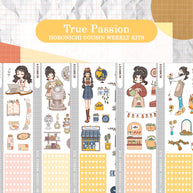 Sticker Shop | True Passion |  Hobonichi Cousin Weekly Kit - hcwk030
