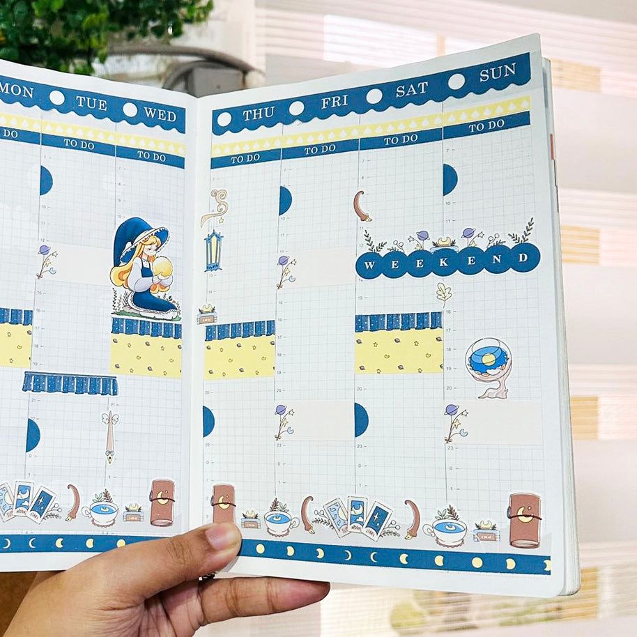 Lunar | Enchanted | Hobonichi Cousin Weekly Kit - hcwk032