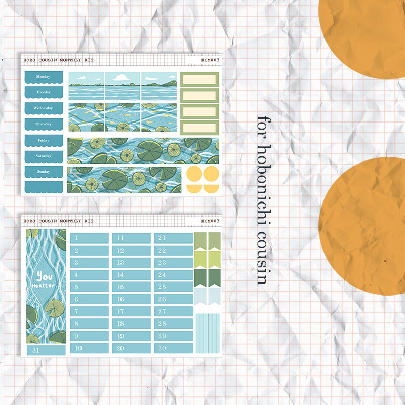 You Matter | Hobonichi Monthly Kit Sticker | HCM003 | HWM003