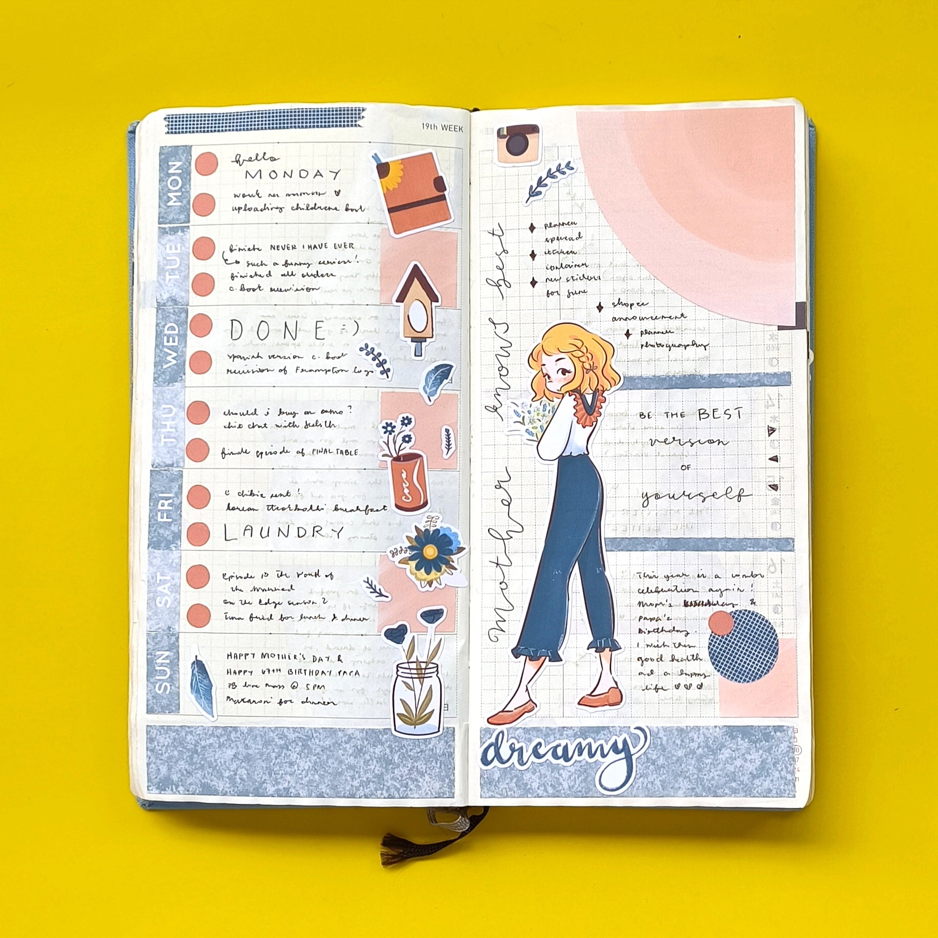 Dreamy | Spring | Collection Planner Sticker | C139