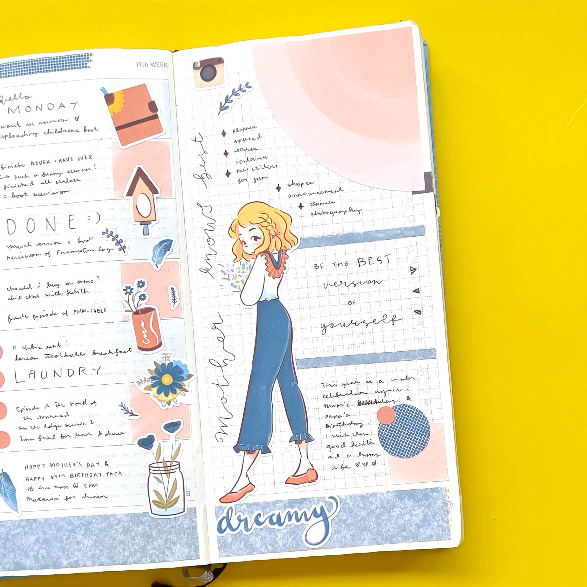 Dreamy | Spring | Collection Planner Sticker | C139