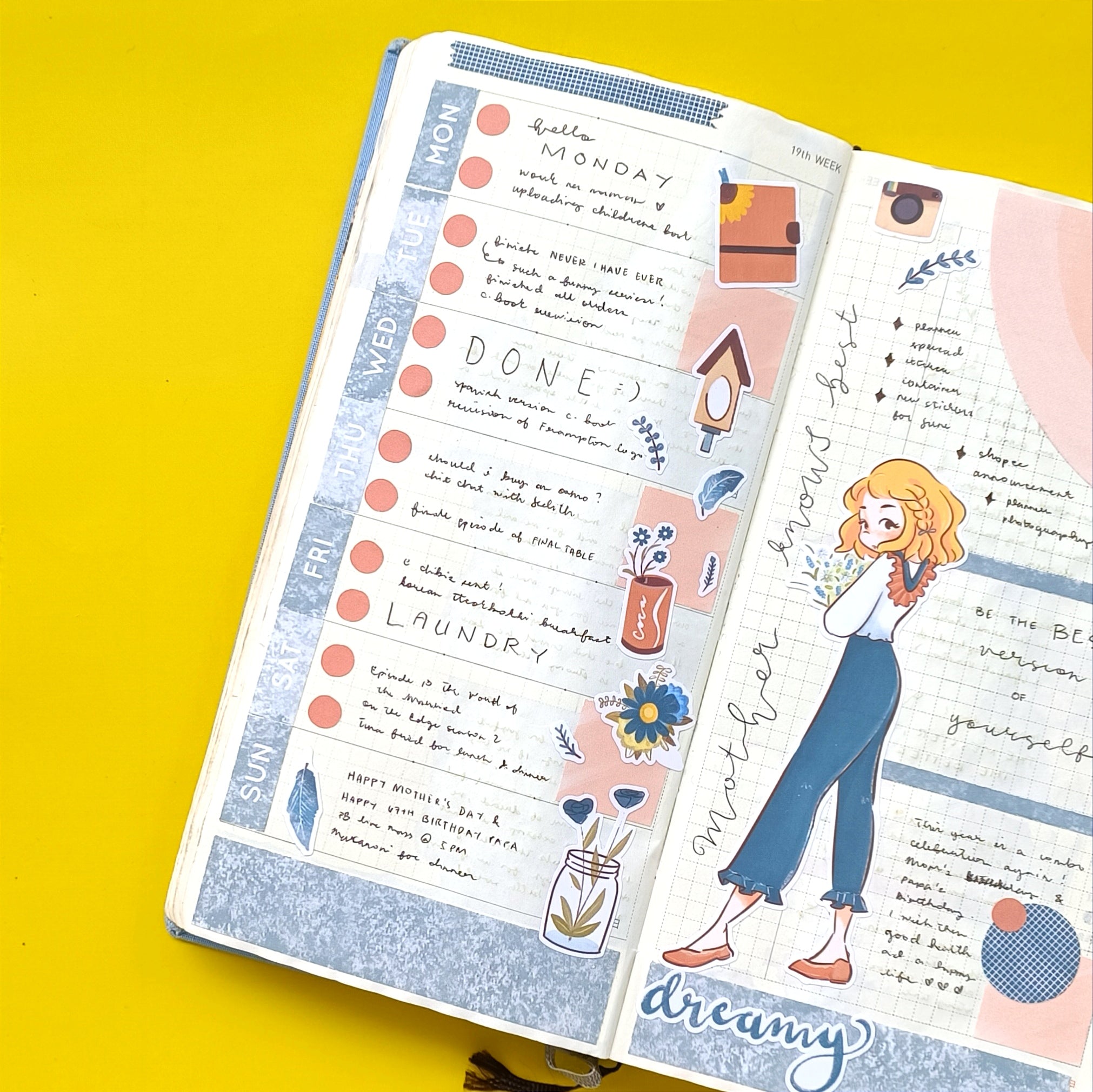 Dreamy | Spring | Collection Planner Sticker | C139