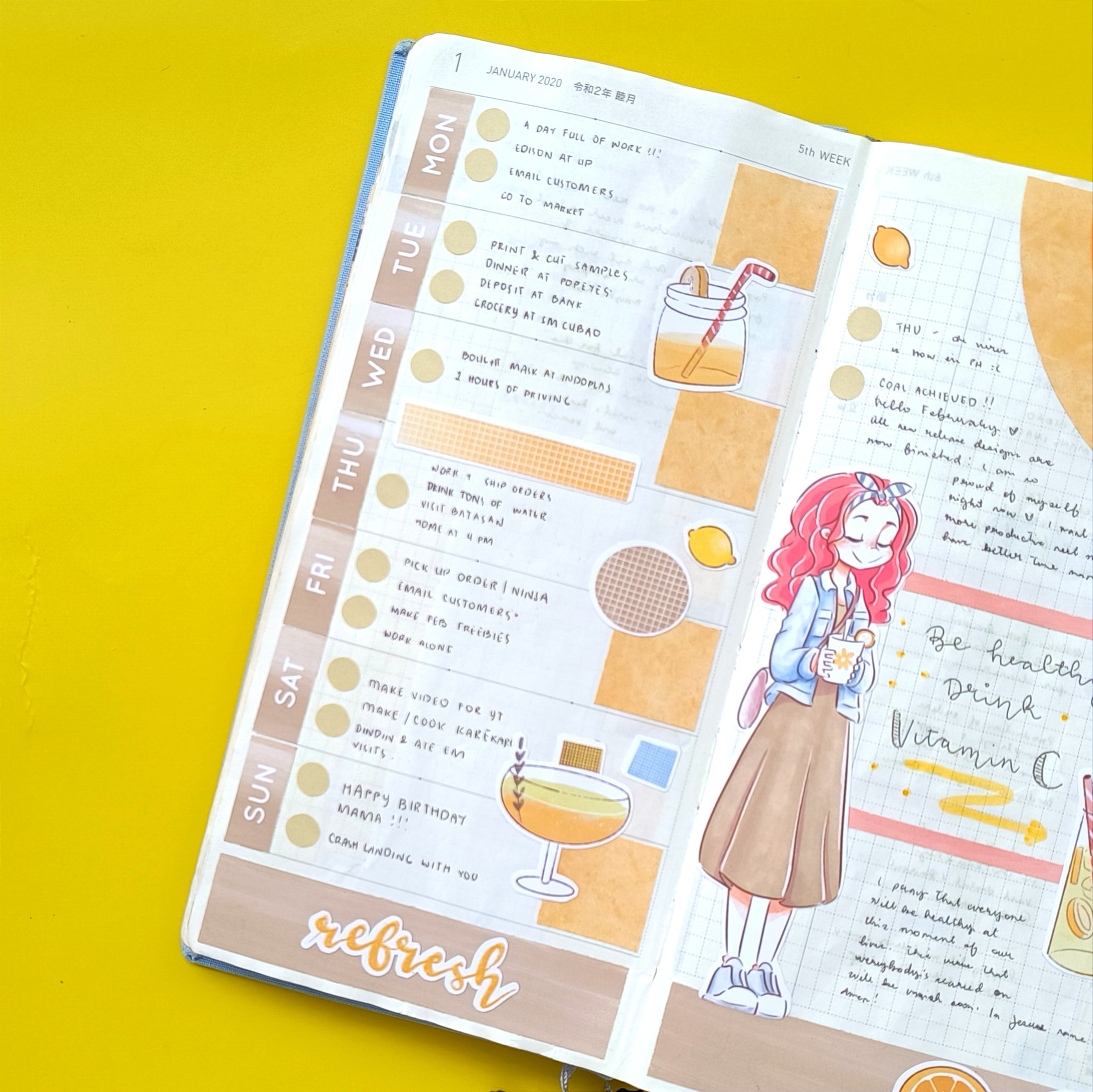 Refresh | Spring | Collection Sticker | C144