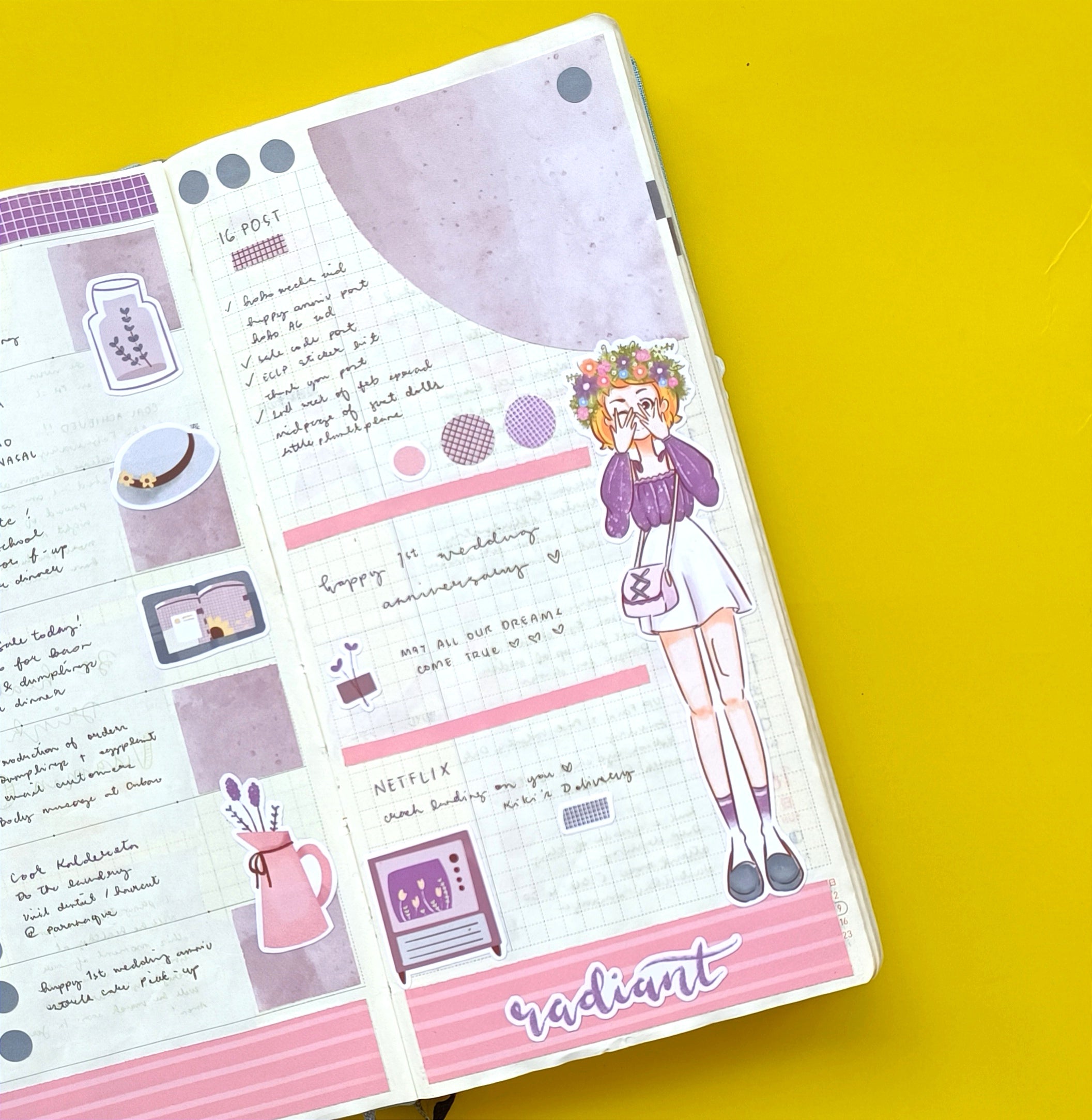 Radiant | Spring | Collection Sticker | C142