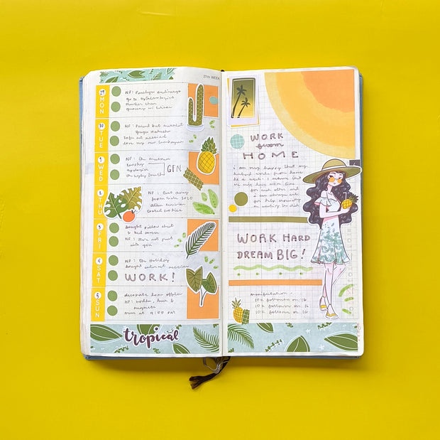 Tropical | Summer Camp | Collection Sticker | C156