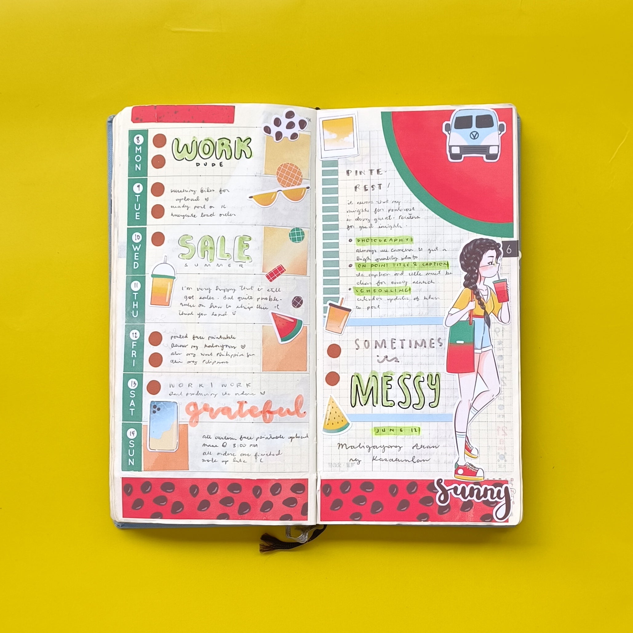 Sunny | Summer Time | Collection Sticker | C163