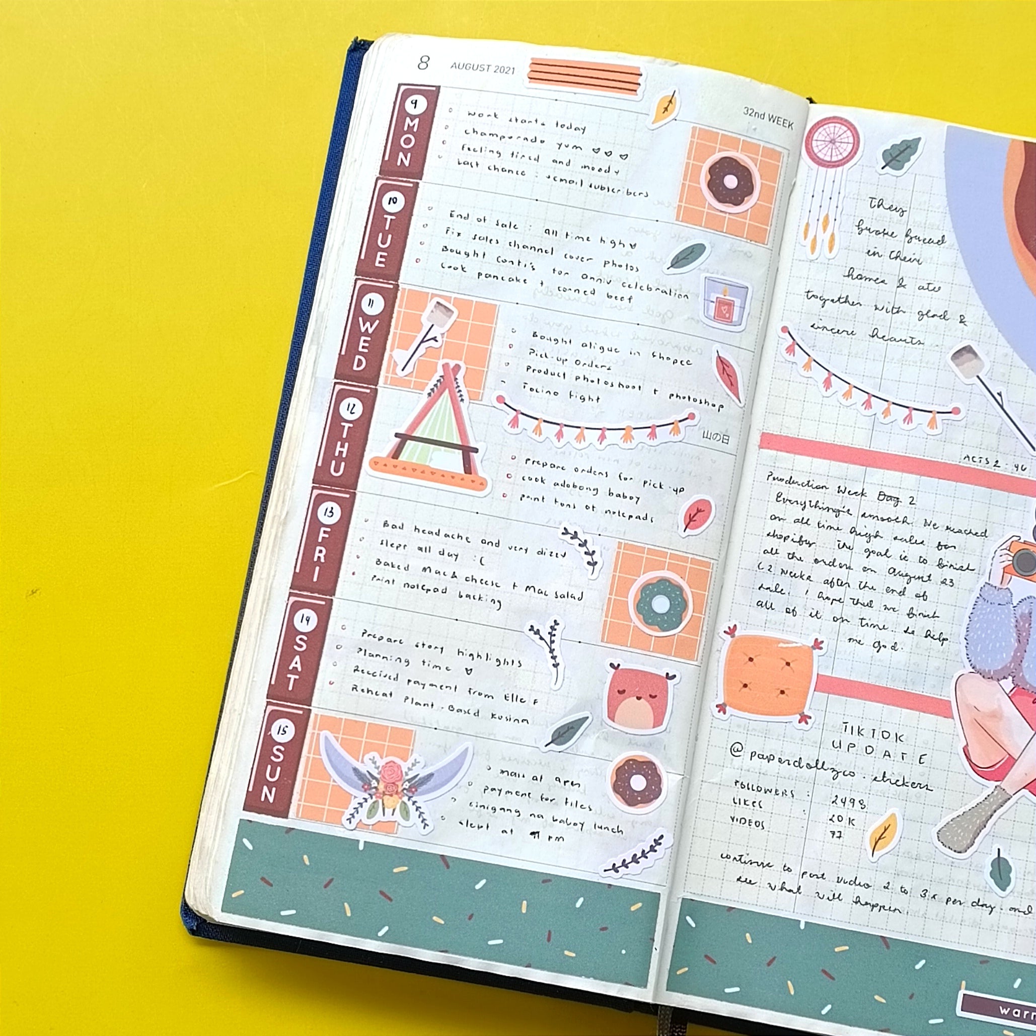 Warm | Slumber Party | Collection Stickers | C218