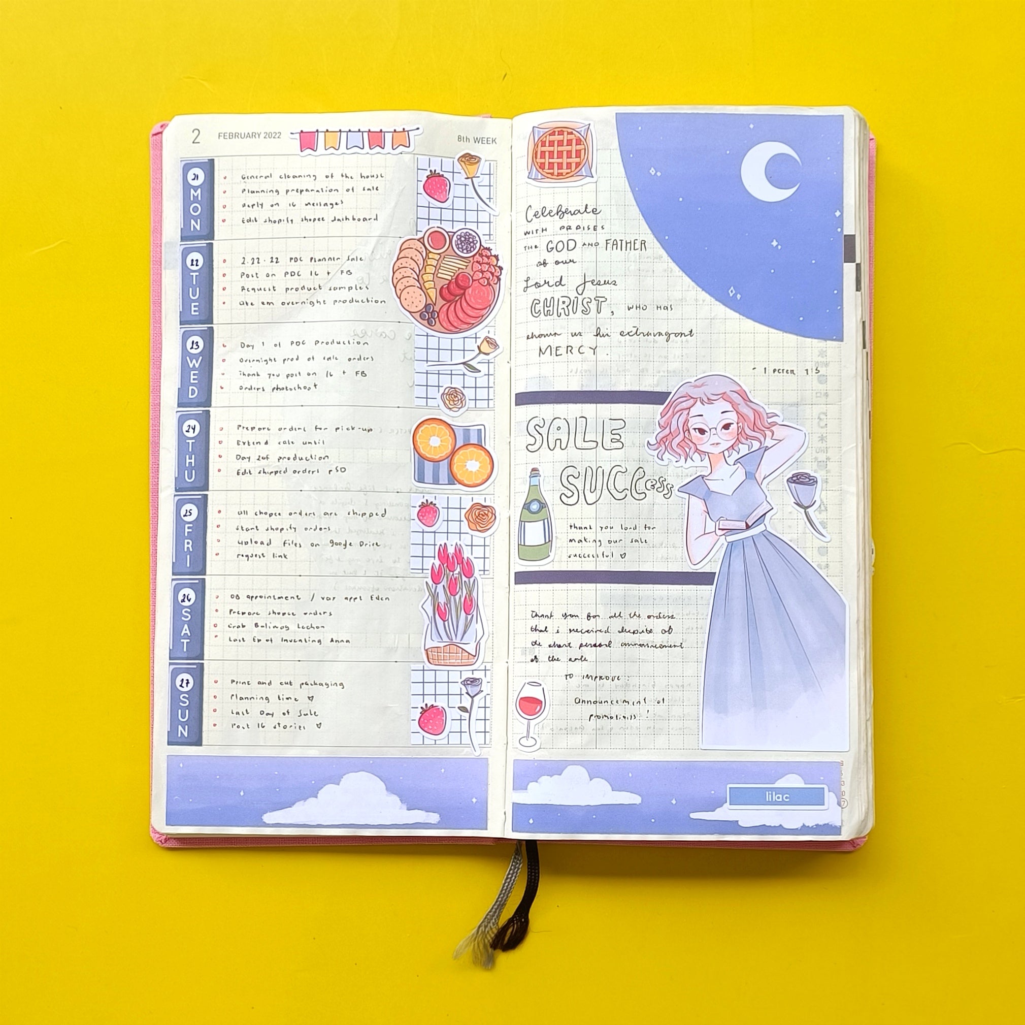 Lilac | Picnic Diaries | Collection Stickers | C242