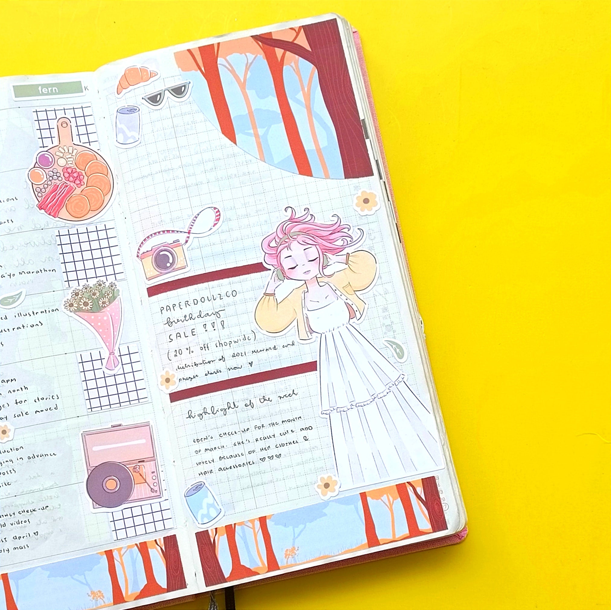 Fern | Picnic Diaries | Collection Stickers | C245