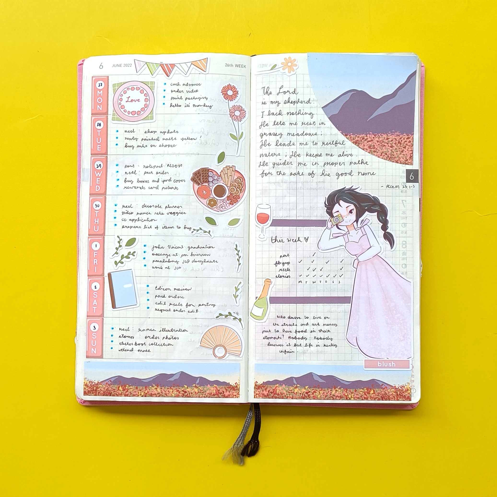 Blush | Picnic Diaries | Collection Stickers | C246