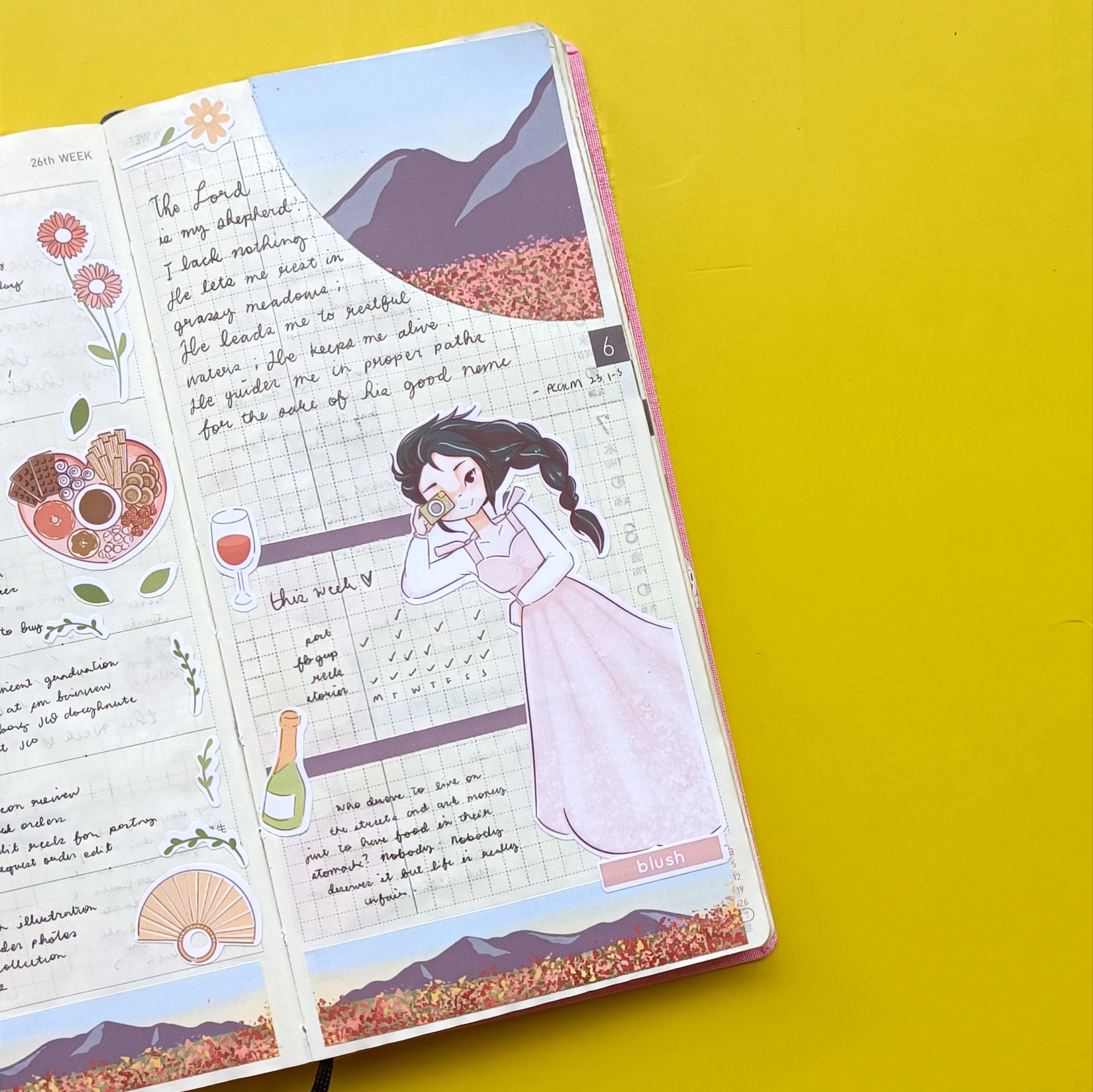 Blush | Picnic Diaries | Collection Stickers | C246