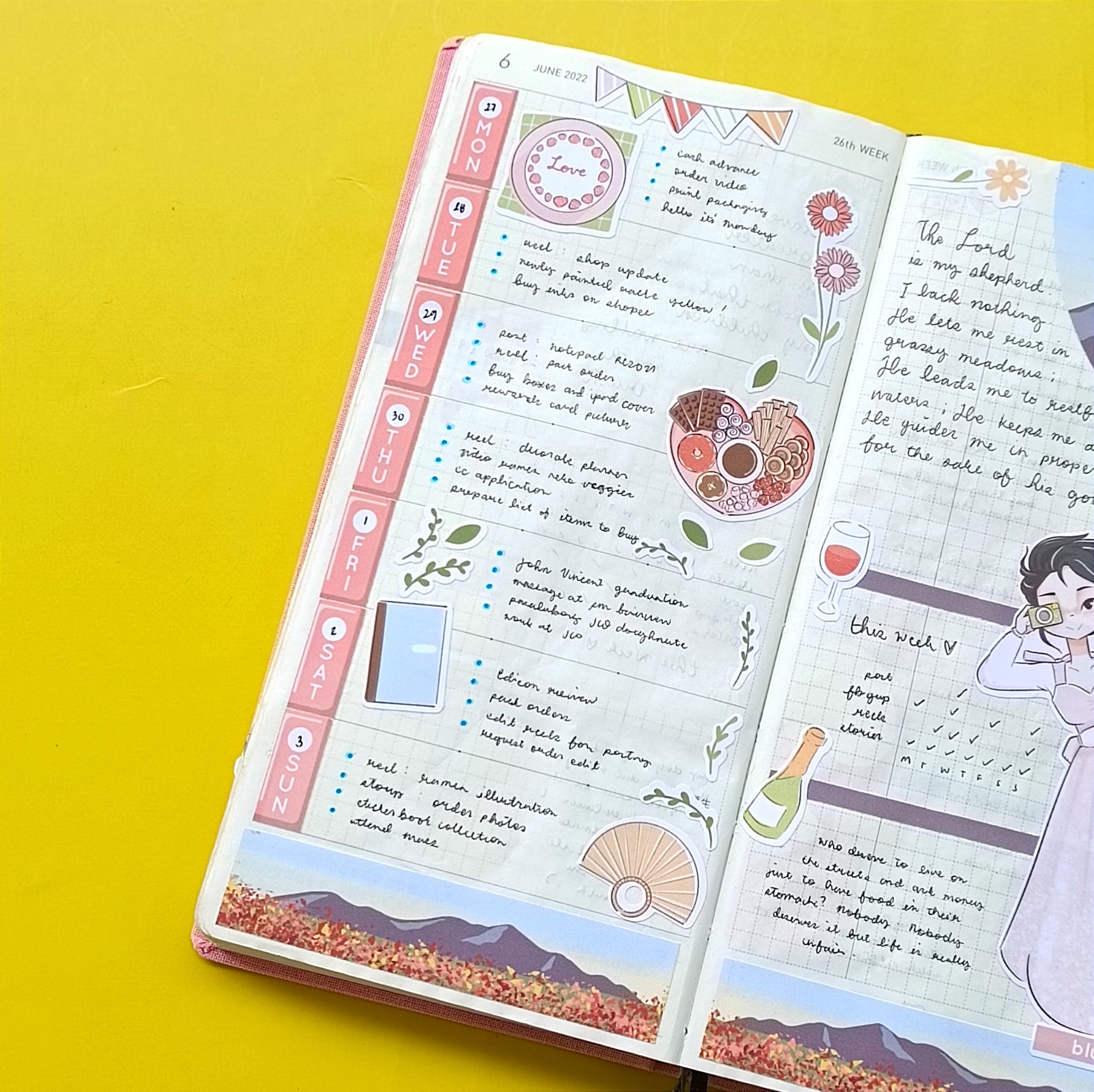 Blush | Picnic Diaries | Collection Stickers | C246