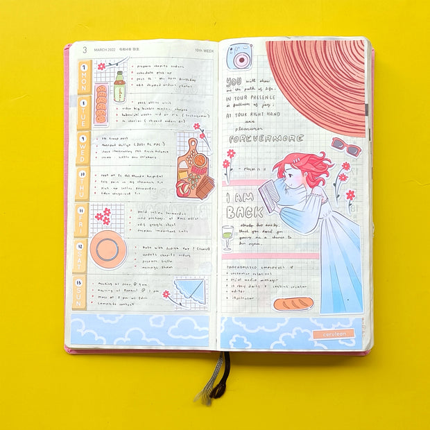 Cerulean | Picnic Diaries | Collections Stickers | C243