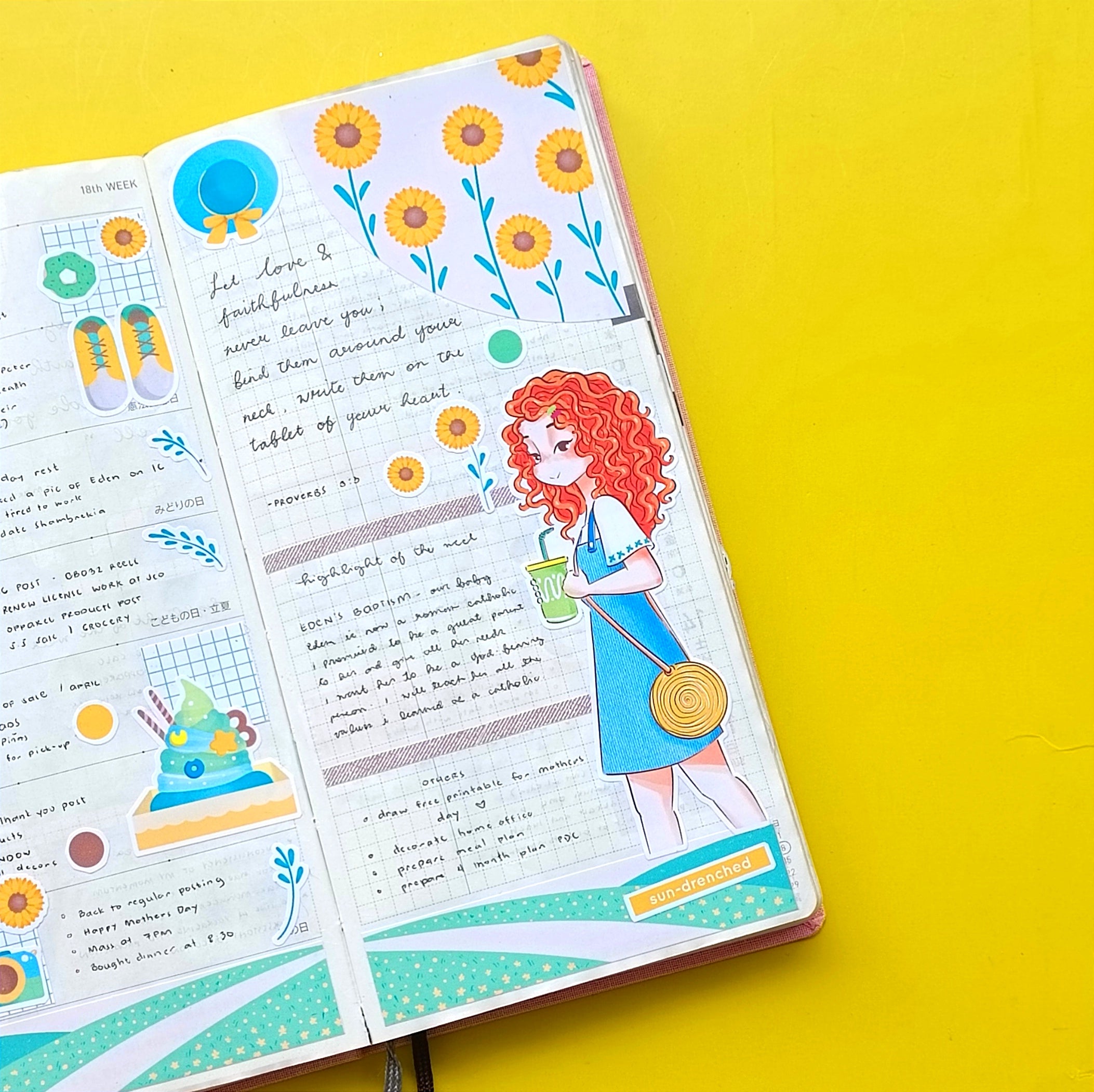 Sun-drenched | Summer Princess | Collection Stickers | C258