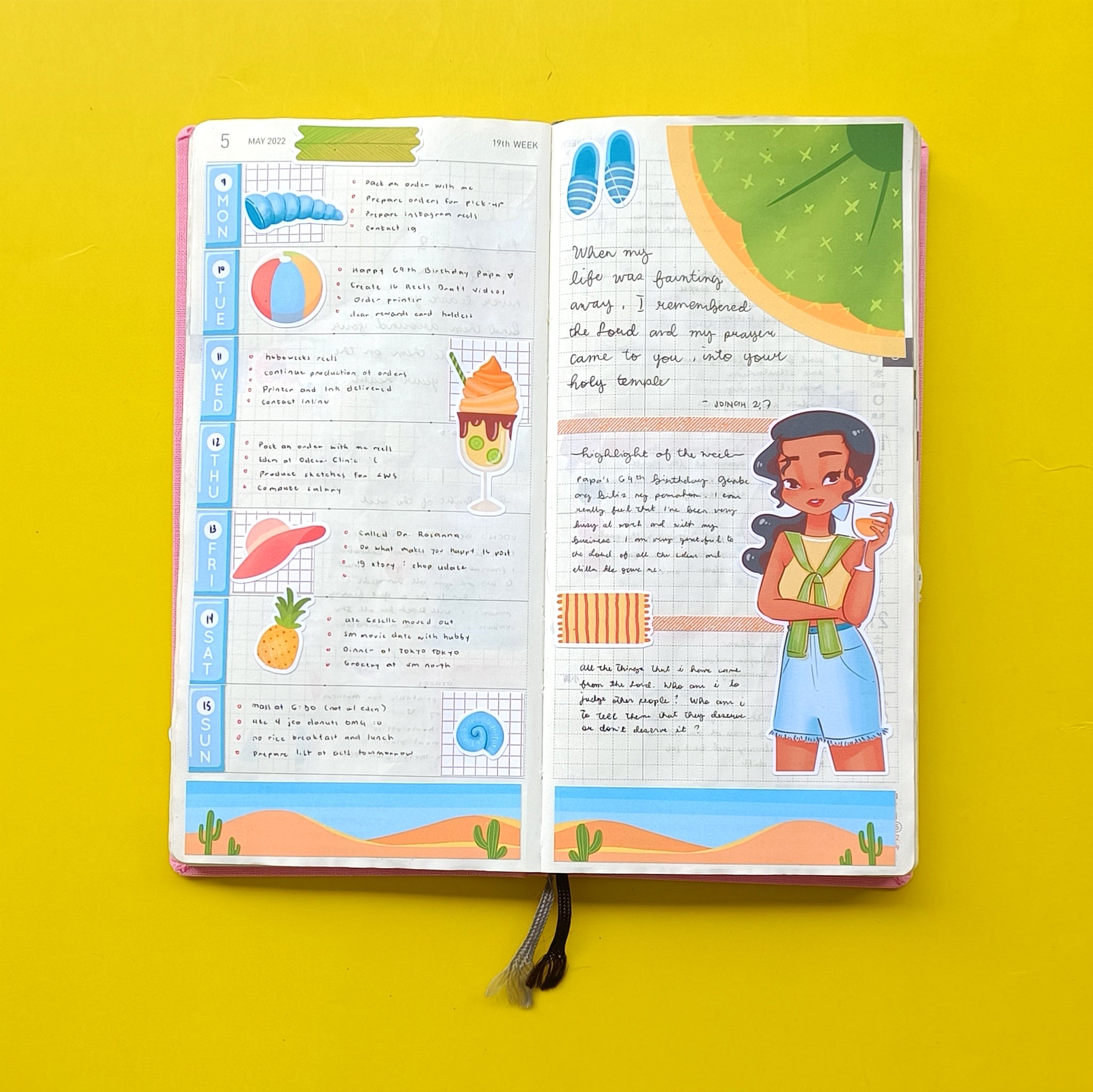 Sun-filled | Summer Princess | Collection Stickers | C261