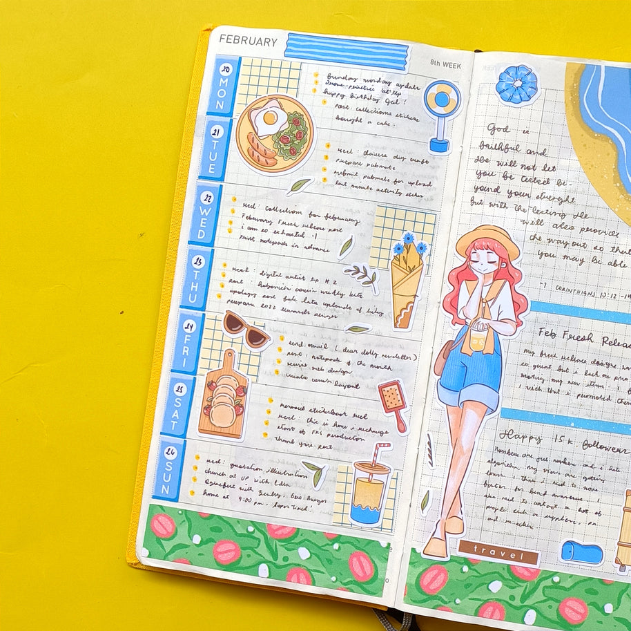 Travel Girl | Story of Us | Collections Stickers | C290