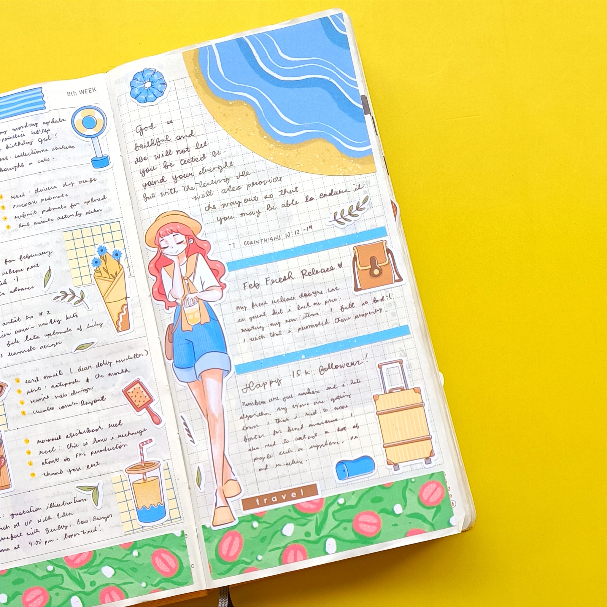 Travel Girl | Story of Us | Collection Stickers | C290