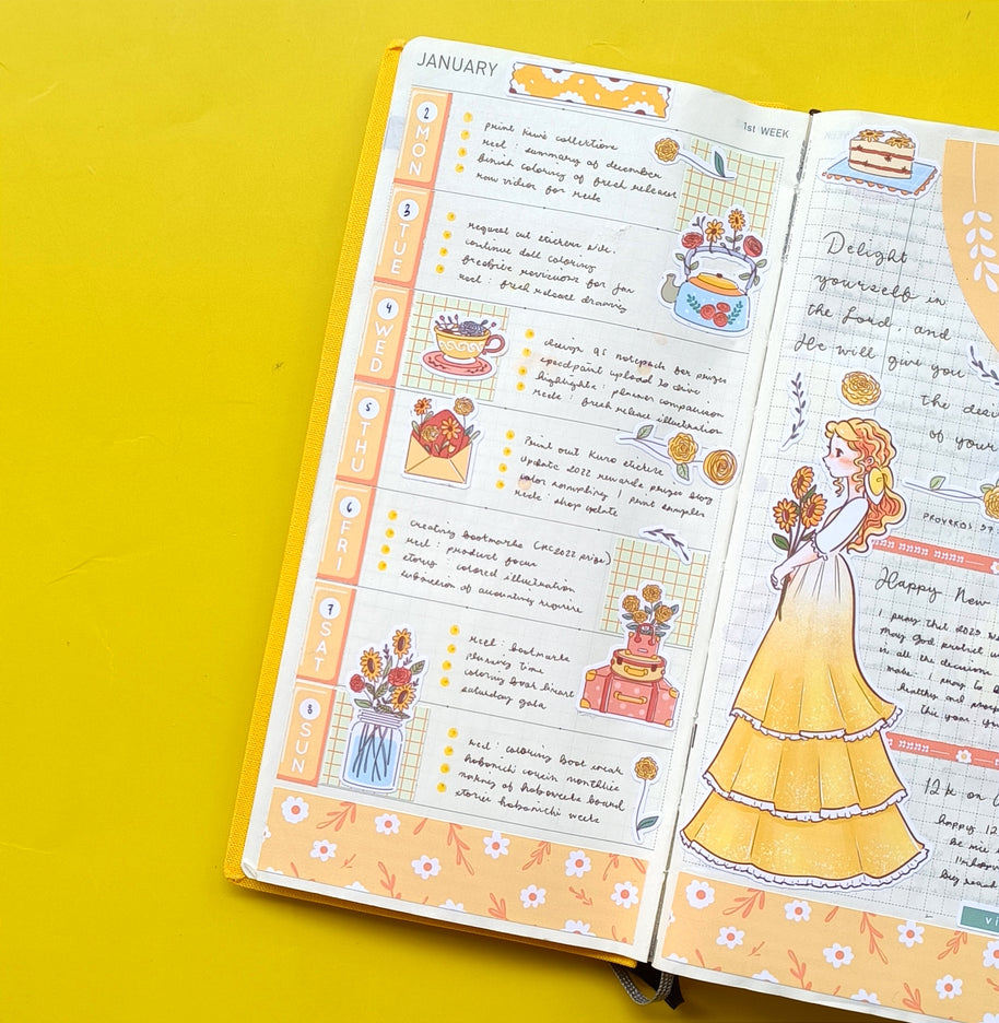 Vintage | The Pretty Petal | Collection Stickers | C299