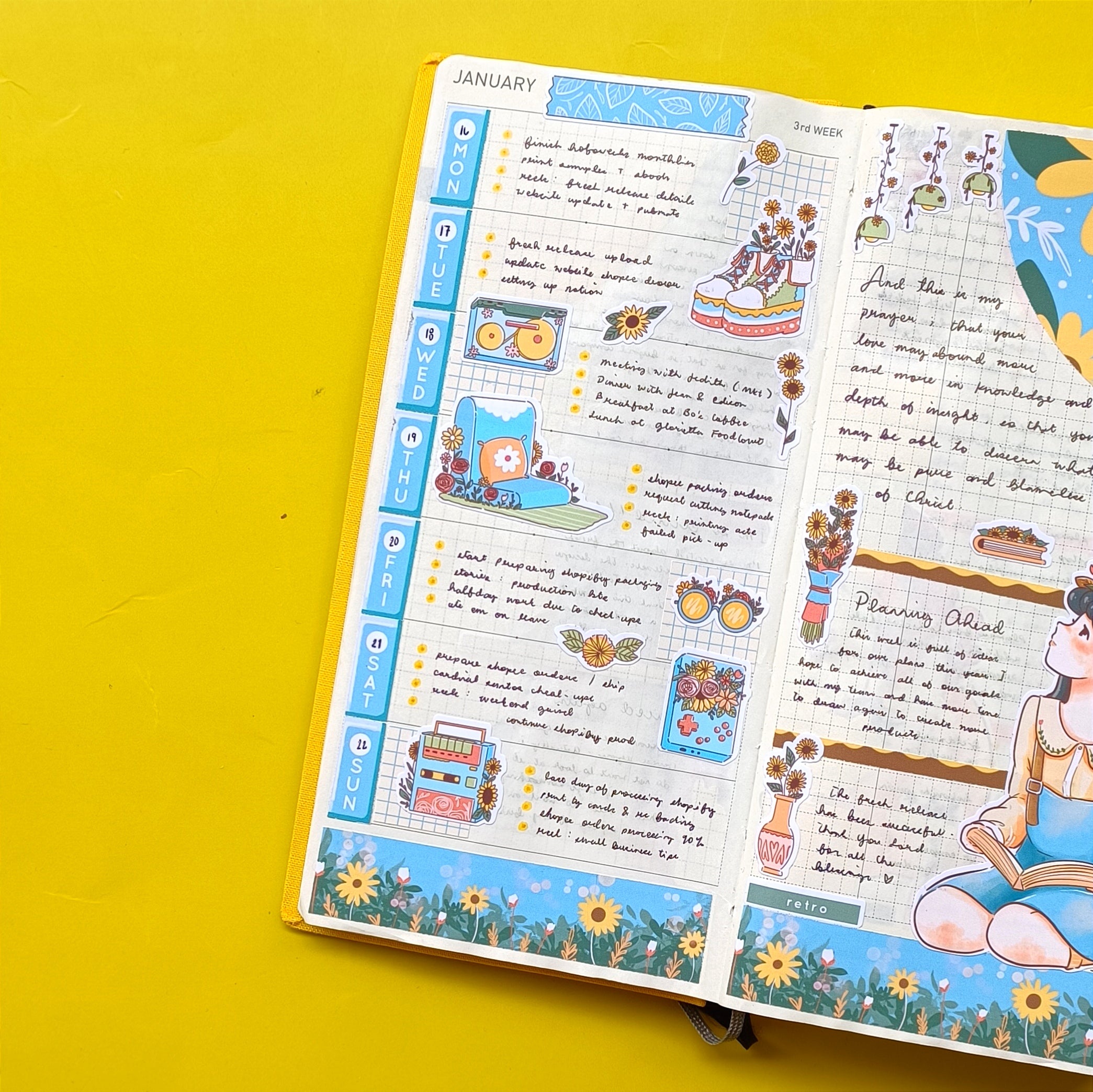 Retro | The Pretty Petal | Collection Stickers | C301