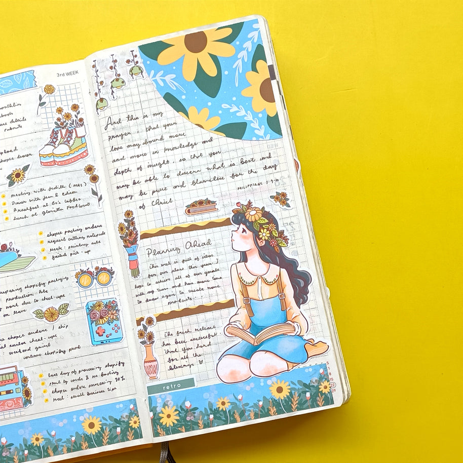 Retro | The Pretty Petal | Collection Stickers | C301