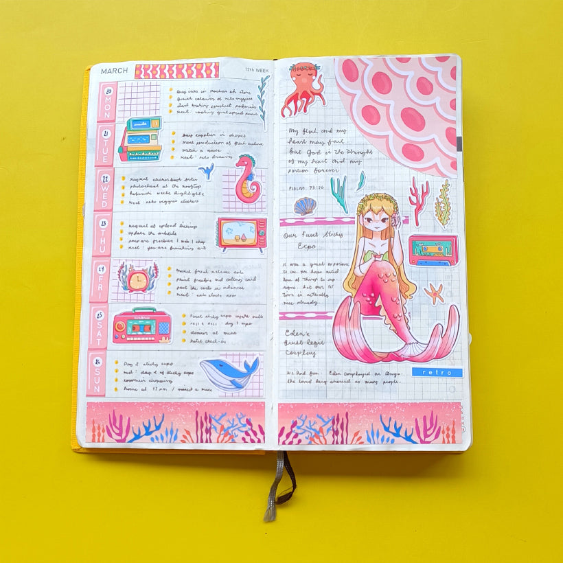 Retro | The Modern Mermaids | Collection Stickers | C302