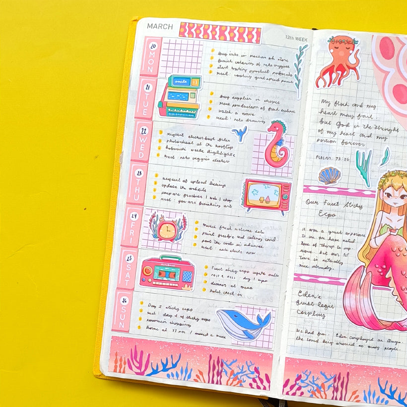 Retro | The Modern Mermaids | Collection Stickers | C302