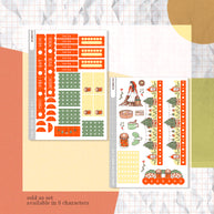 Cold | Joy to the Dolly World | Hobonichi Cousin Weekly Kit - hcwk040