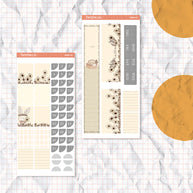 Minimalist Hobonichi Weeks Monthly Stickers ( set of 2 ) -hwm009