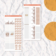 Minimalist Hobonichi Weeks Monthly Stickers ( set of 2 ) -hwm011
