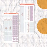 Minimalist Hobonichi Weeks Monthly Stickers ( set of 2 ) -hwm012