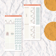 Minimalist Hobonichi Weeks Monthly Stickers ( set of 2 ) -hwm013