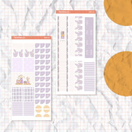 Minimalist Hobonichi Weeks Monthly Stickers ( set of 2 ) -hwm018