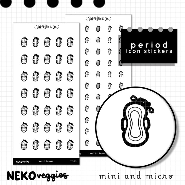 Period | PaperDollzCo | Icon Sticker | i002