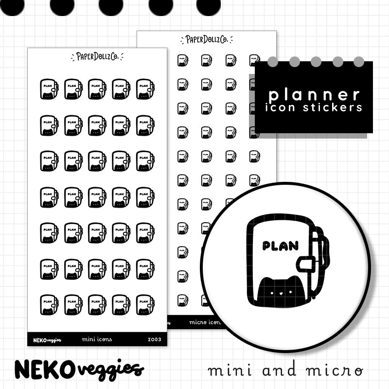 Planner | PaperDollzCo | Icon Sticker | i003