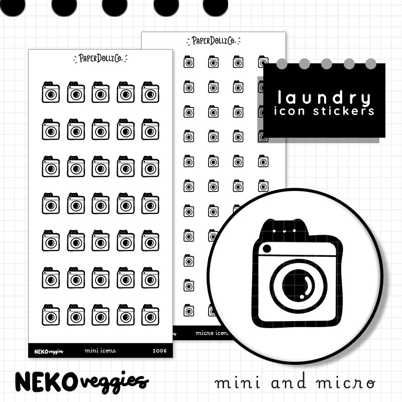 Laundry | PaperDollzCo | Icon Sticker | i006