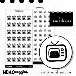 Tv | PaperDollzCo | Icon Sticker | i007